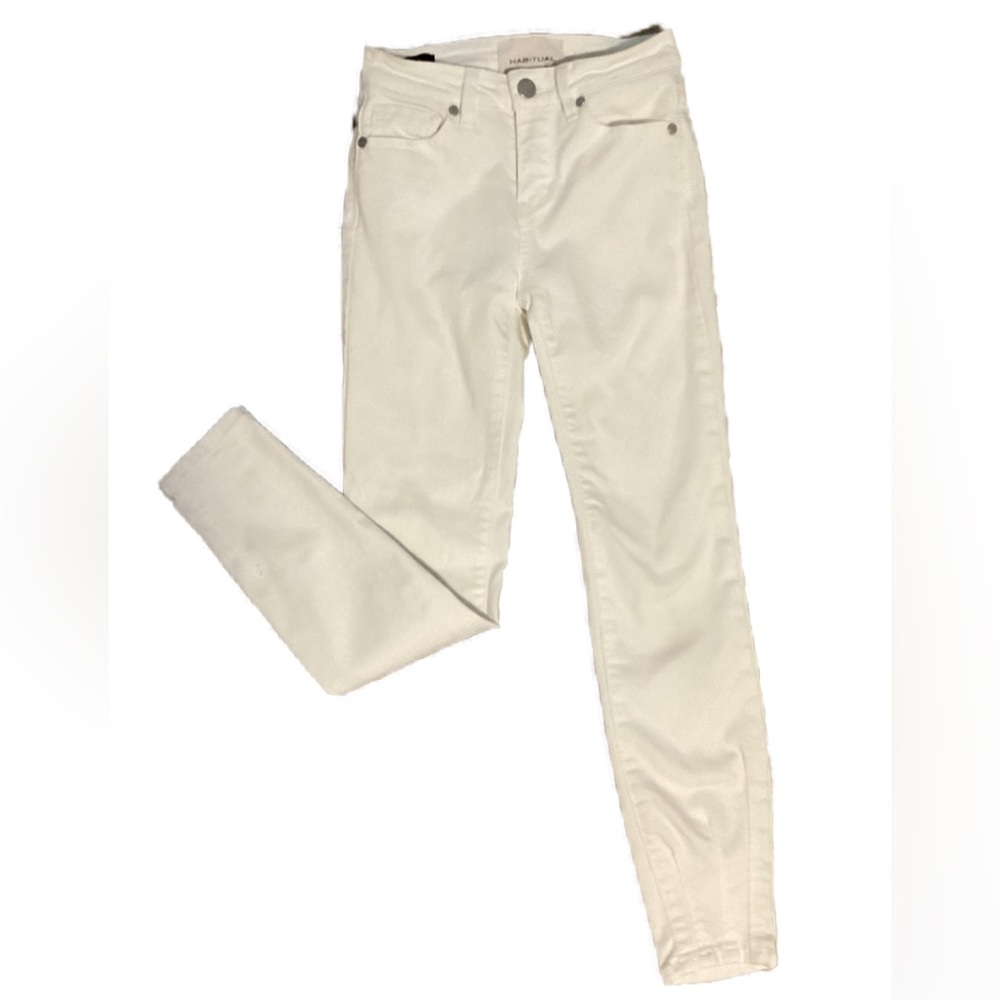Habitual Girls White Jeans Size 7-8